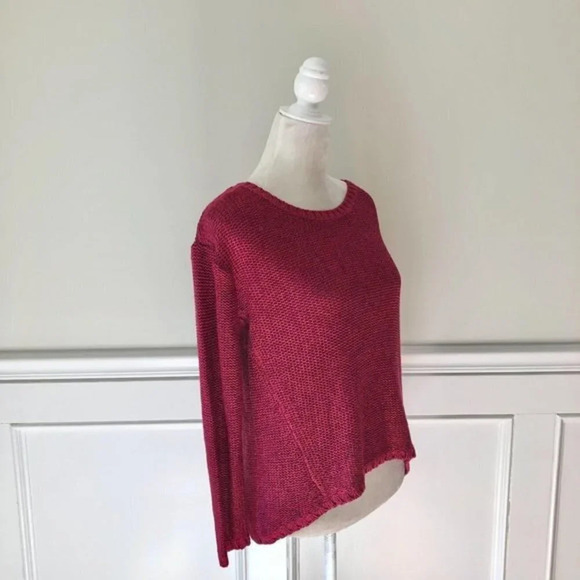 Stitch Fix RD Style Red Hi Low Sweater M - Picture 5 of 5